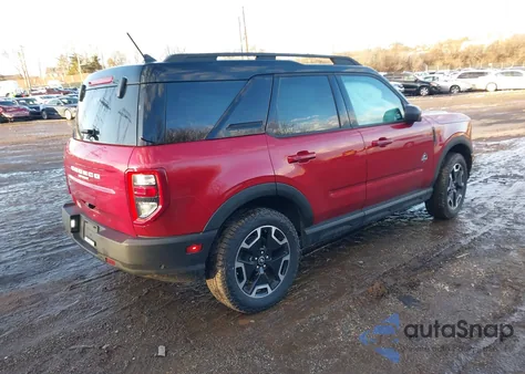 2021 Ford Bronco Sport Outer Banks z USA, uszkodzony, nr VIN 3FMCR9C68MRA76834